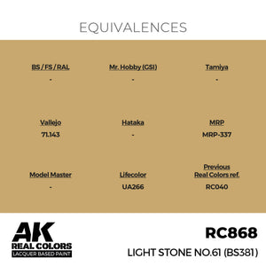 AK Interactive RC868 Light Stone No.61 (BS381) 17 ml – image 3