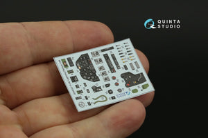 Quinta Studio QD48327 P-38J 3D-Printed &amp;amp; coloured Interior on decal paper (Tamiya) 1/48 – zdjęcie 5