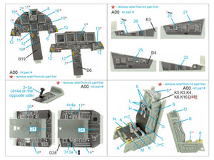 Quinta Studio QD48433 F-15I 3D-Printed coloured Interior on decal paper (Academy) 1/48 – zdjęcie 2
