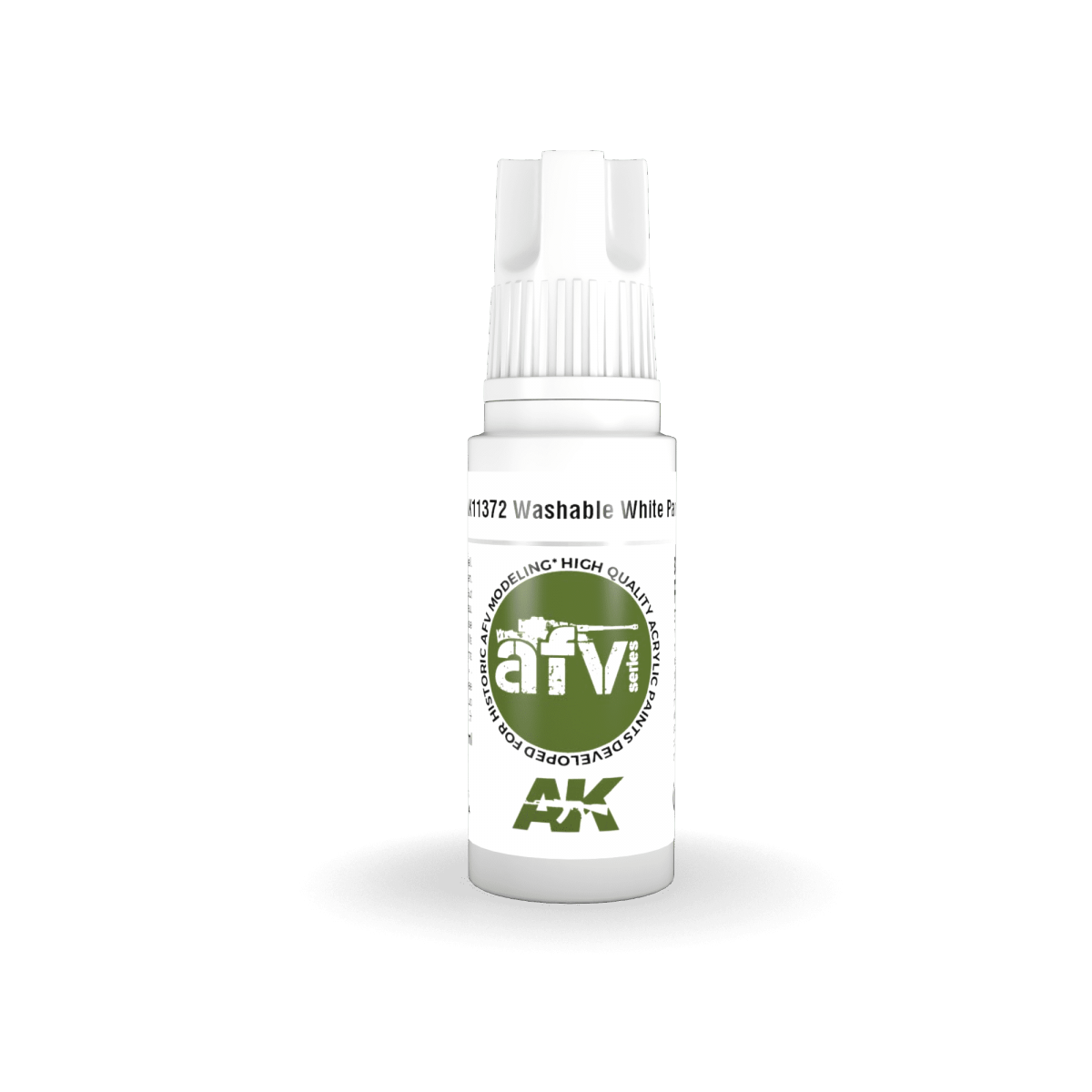 AK Interactive AK11372 Washable White Paint 17ml – zdjęcie 2