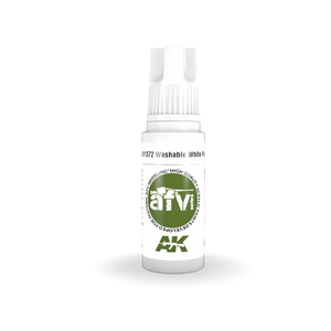AK Interactive AK11372 Washable White Paint 17ml – zdjęcie 2