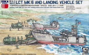 AFV Club SE735S02 ROC LCT Mk.6 &amp;amp; Landing Vehicle Set 1/350