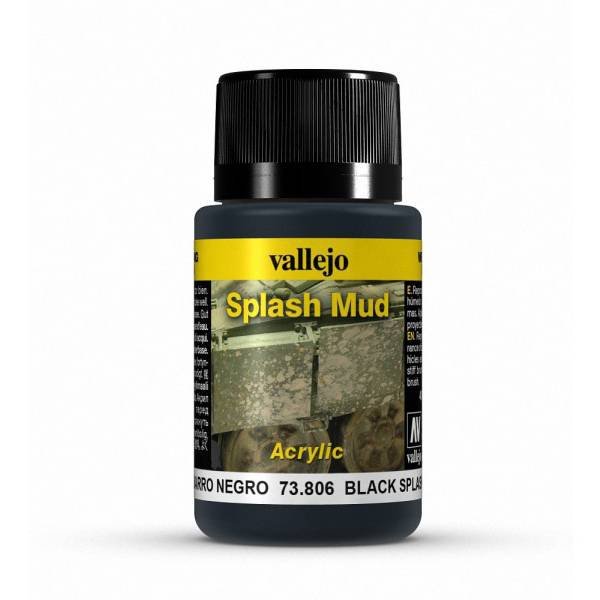 Vallejo 73806 Splash Mud - Black Splash Mud 40ml