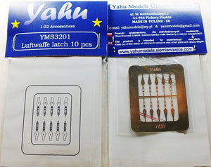 Yahu YMS3201 Luftwaffe latch 10 pcs – zapinki 1/32