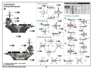 Trumpeter 06714 USS Kitty Hawk CV-63 1/700 – Bild 14