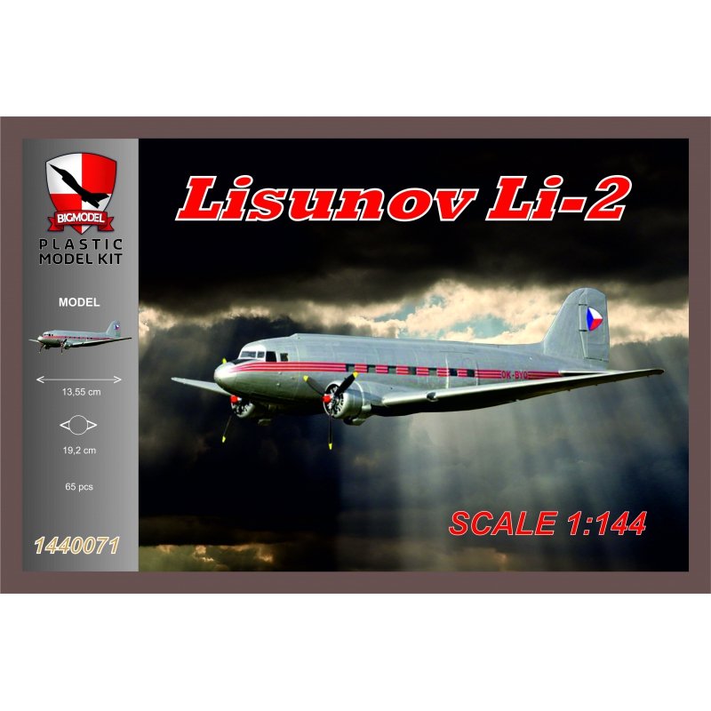 Big Model 1440071 LISUNOV Li-2 CZECH REPUBLIC 1/144