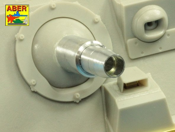 Aber 35L-123N 15 cm StuH 43 barrel for 1/35 tank gun – image 3