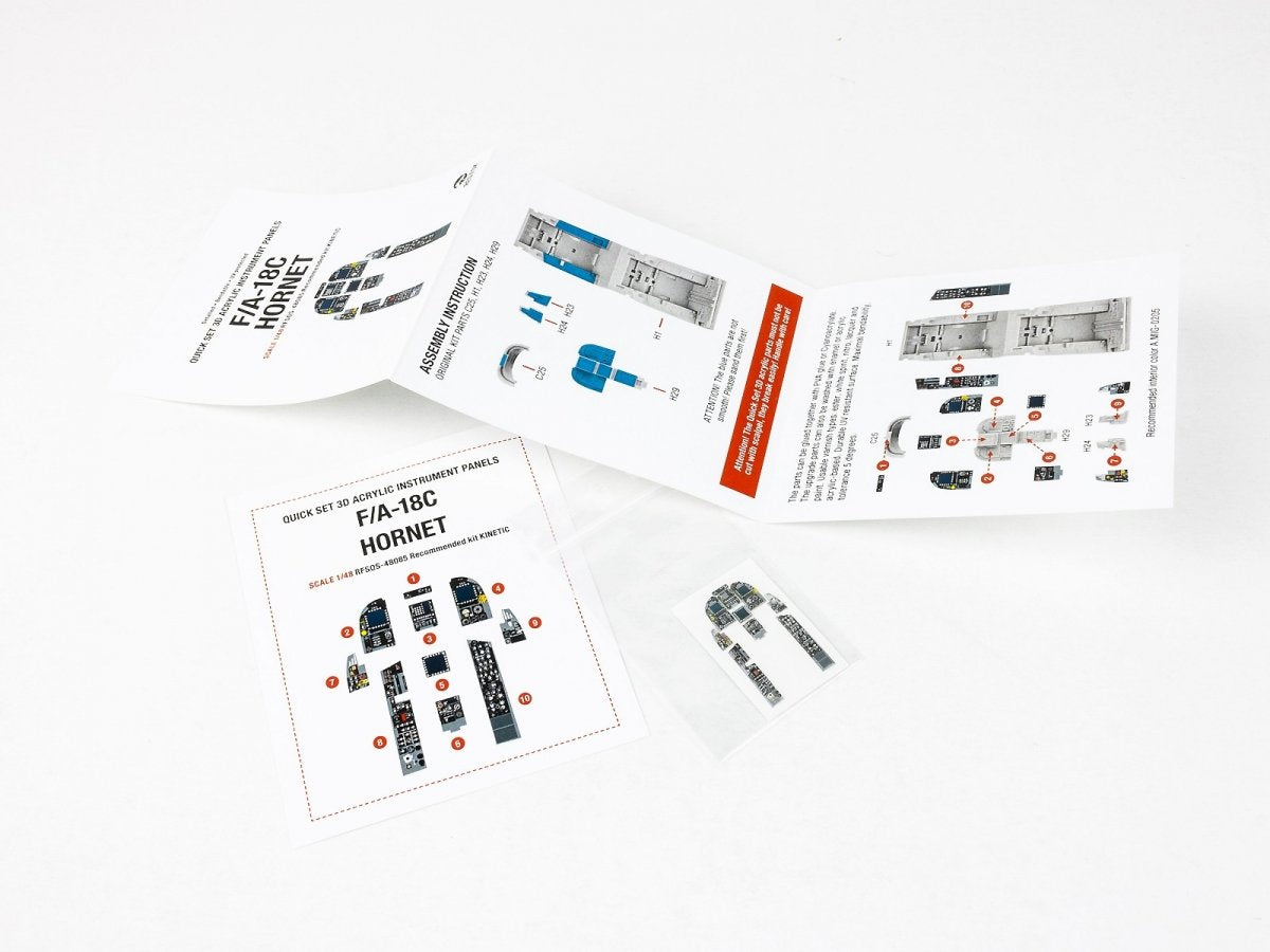 Red Fox Studio QS-48085 F/A-18C Hornet Kinetic 1/48 – zdjęcie 3