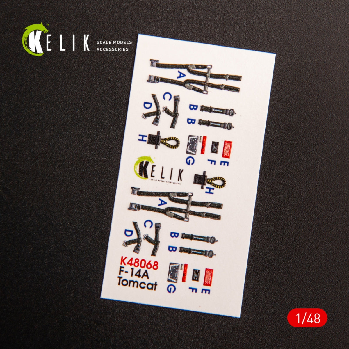 KELIK K48068 F-14A TOMCAT LATE INTERIOR 3D DECALS FOR TAMIYA KIT 1/48 – zdjęcie 3