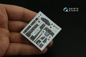 Quinta Studio QDS-32180 F-104S 3D-Printed coloured Interior on decal paper (Italeri) (small version) 1/32 – zdjęcie 3