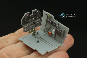 Quinta Studio QD32208 P-40F WarHawk 3D-Printed colored Interior on decal paper (Trumpeter) 1/32 – image 8