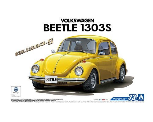 Aoshima 05552 VOLKSWAGEN 13AD Coccinelle 1303S &amp;#39;73 1/24