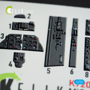 KELIK K72059 MIG-21 F-13 INTERIOR 3D DECALS FOR REVELL KIT 1/72 – image 3