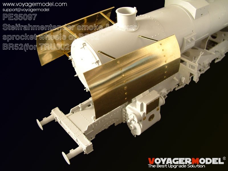Voyager Model PE35097 Steifrahmentender smoke &amp;amp; Driver sprocket wheels for Br52 1/35 – zdjęcie 3