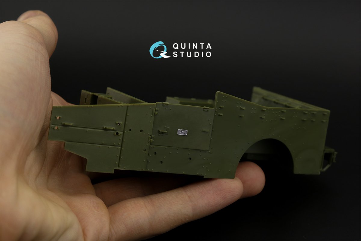 Quinta Studio QD35088 M3A1 Scout 3D-Printed &amp;amp; coloured Interior on decal paper (Zvezda) 1/35 – zdjęcie 5