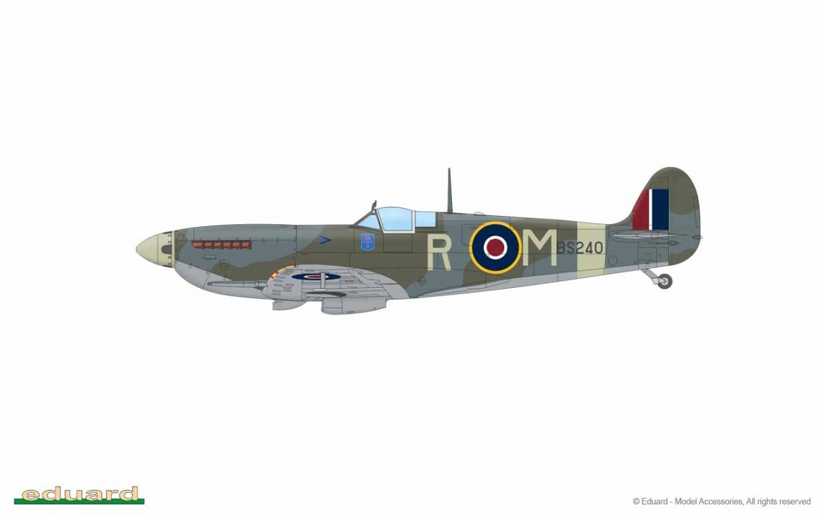 Eduard 7460 Spitfire F Mk. IX 1/72 – zdjęcie 12