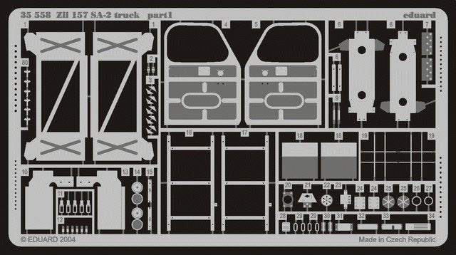 Eduard 35558 ZiL-157 SA-2 Truck 1/35 Trumpeter – zdjęcie 2