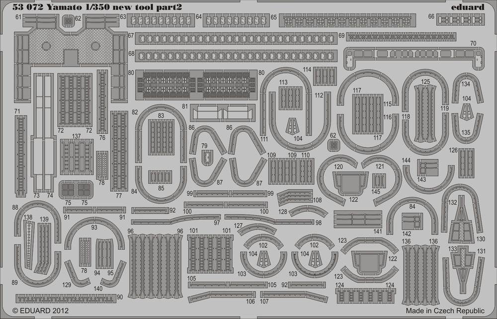 Eduard 53072 Yamato new tool 1/350 Tamiya – zdjęcie 2