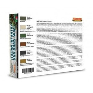 Lifecolor CS50 Acrylic paint set Italian Uniforms Set 2 6x22ml – zdjęcie 2
