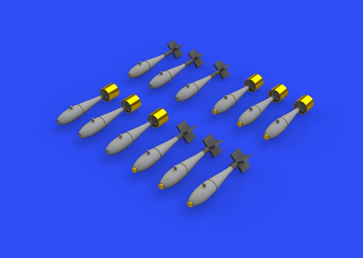Eduard 648567 BDU-33 &amp; Mk.76 bombs 1/48