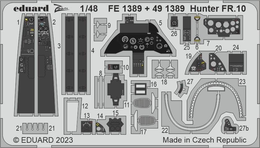 Eduard BIG49392 Hunter FR.10 AIRFIX 1/48 – zdjęcie 4