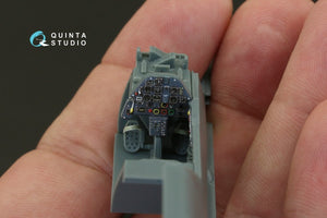 Quinta Studio QD48086 Bf 109E-1/E-3 3D-Printed &amp;amp; coloured Interior on decal paper (for Eduard kit) 1/48 – zdjęcie 6