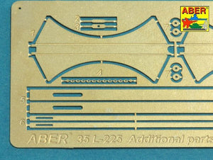 Aber 35L-225 Set of barrels for German Heavy Tank MAUS 1/35 – image 7