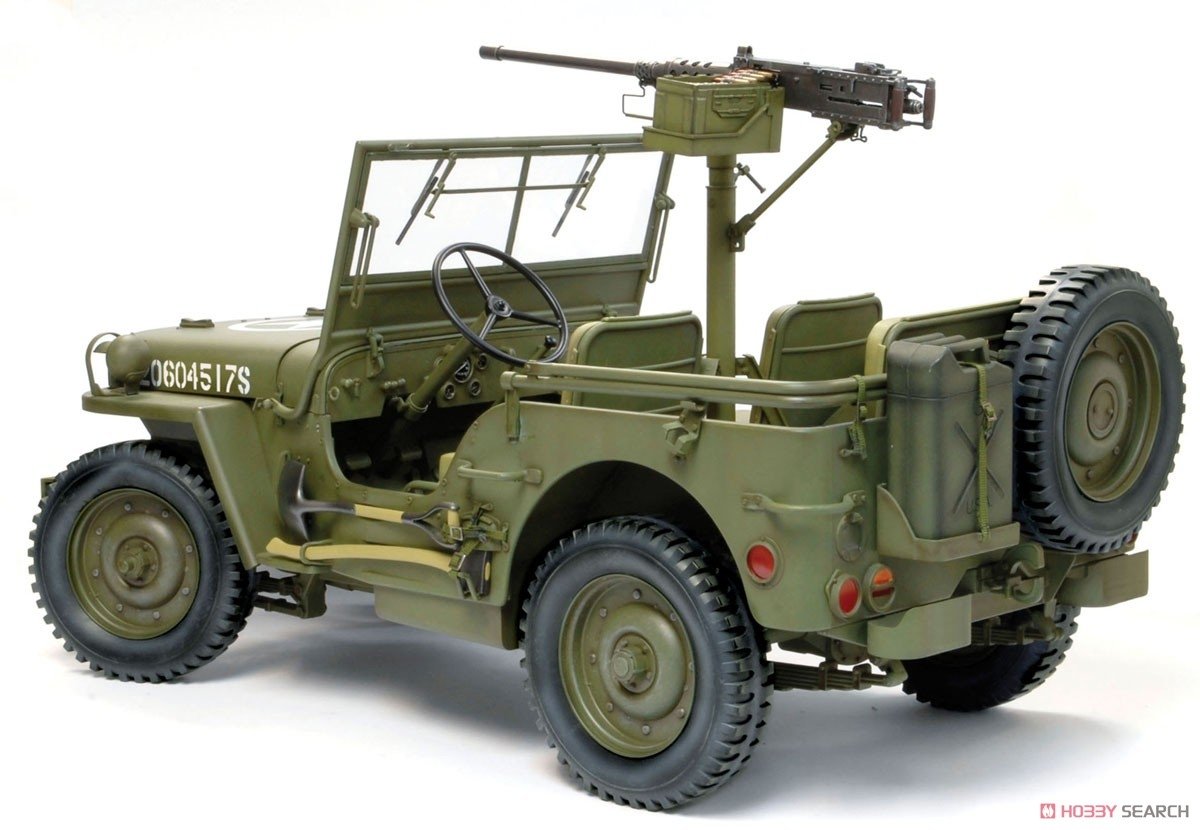 Dragon 75052 1/4 Ton 4x4 Truck w/.50 cal MG 1/6 – zdjęcie 2