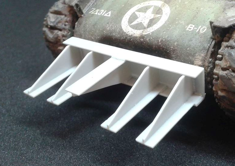 Panzer Art RE35-577 T1 “Rhino device” for US tanks pattern 3 1/35 – zdjęcie 2