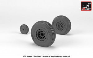 Armory Models AW72417 Hawker Sea Hawk wheels with weighted tires 1/72 – image 3
