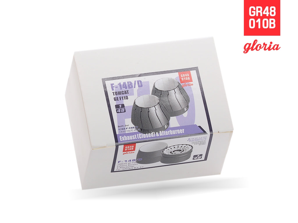 Gloria GR48010B F-14B/D F110-GE-400 Exhaust Nozzle &amp;amp; Afterburner CLOSED TAMIYA/GWH 1/48 – image 3