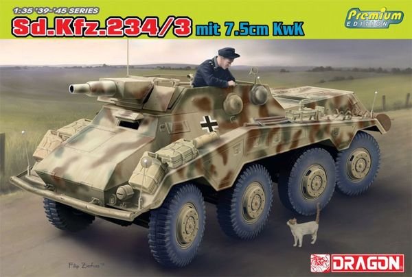 Dragon 6786 SdKfz 234/3 mit 7.5cm KwK 1/35