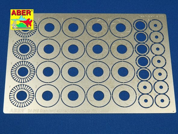 Aber 24015 Standard slotted discs brakes dia. 14mm 1/24