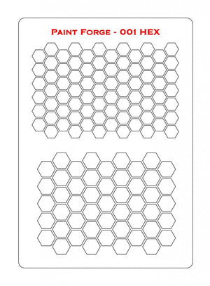 Paint Forge PFST001L STENCIL - HEX – zdjęcie 2