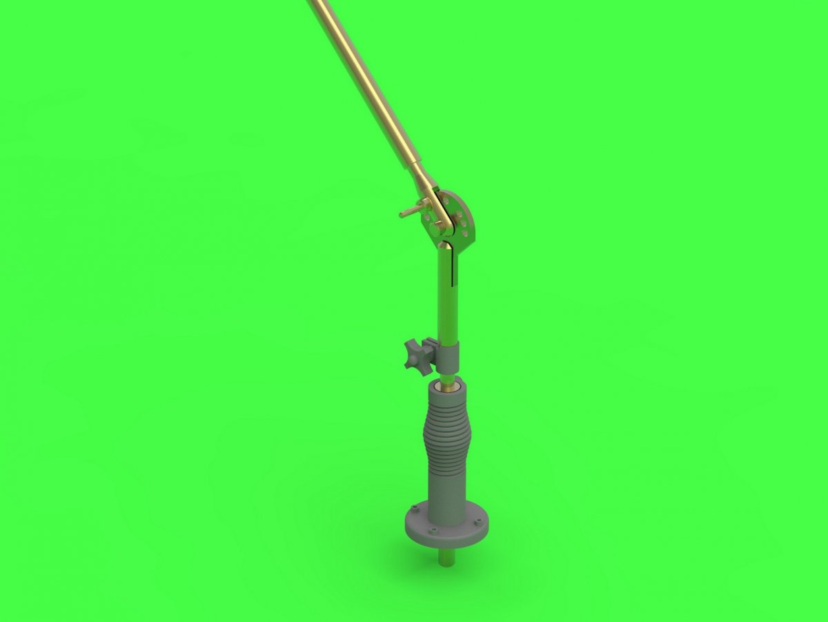 Master GM-35-017 Modern AFV Antenna AT-1011/U HF with tilt adapter RF-1980-AT-001 for KTO Rosomak and other vehicles 1/35 – zdjęcie 4
