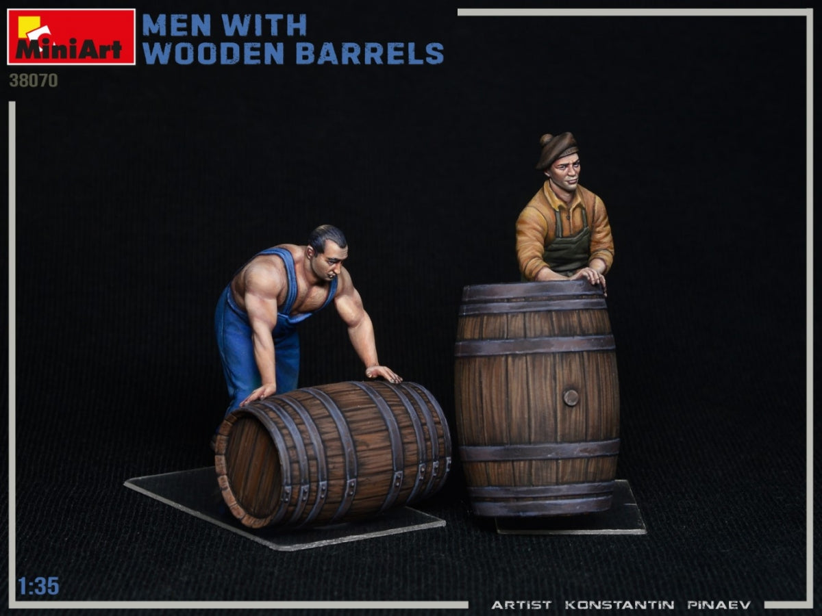 MiniArt 38070 MEN WITH WOODEN BARRELS 1/35 – zdjęcie 3