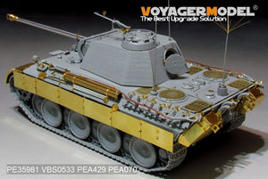 Voyager Model PE35981 WWII German Panther A Tank Basic For TAKOM 1/35 – immagine 20
