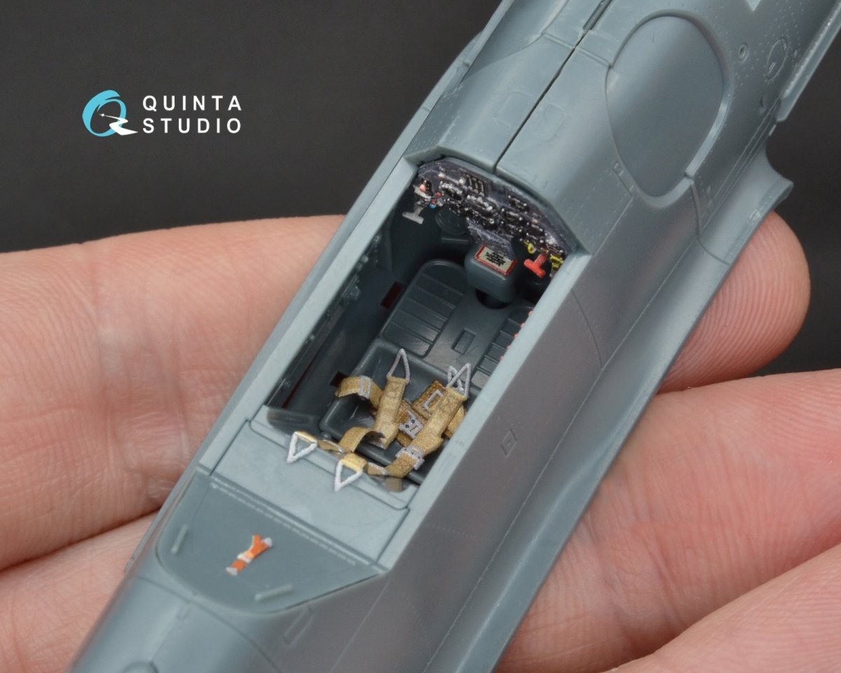 Quinta Studio QD48094 Bf 109G-6 3D-Printed &amp;amp; coloured Interior on decal paper (for Eduard kit) 1/48 – zdjęcie 9