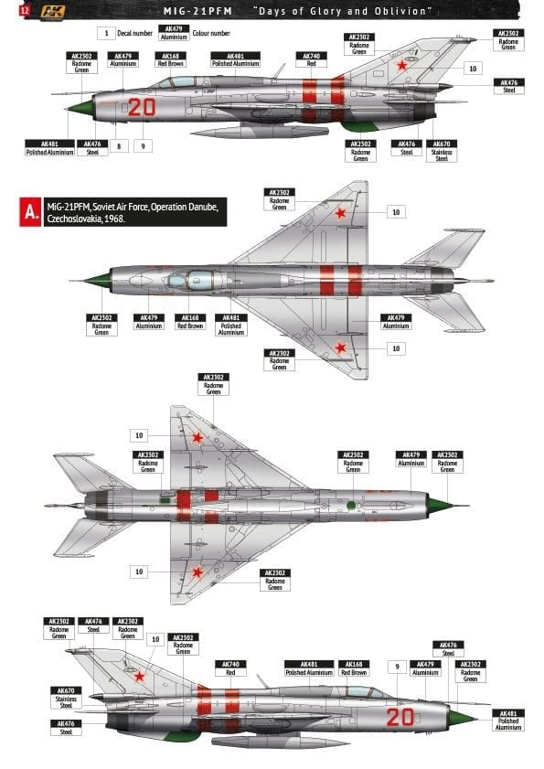 AK Interactive AK148003 MiG-21PFM Days of Glory and Oblivion 1/48 – zdjęcie 3