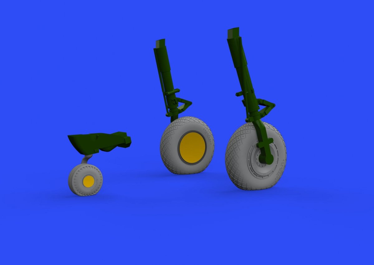 Eduard 648484 P-47D wheels 1/48 TAMIYA – zdjęcie 3