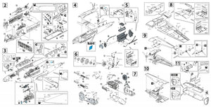 Hobby 2000 32007 Messerschmitt Bf 110 D ( Dragon + Cartograf + Mask ) 1/32 – zdjęcie 3