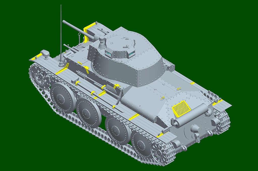 Hobby Boss 82603 38(t) tank E/F type 1/16 – image 7