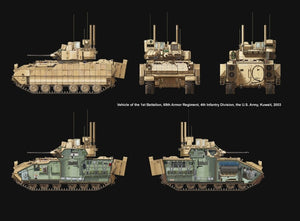 Meng Model SS-004 U.S.Infantry Fighting Vehicle M2A3 Bradley w/BUSK 1/35 – zdjęcie 14