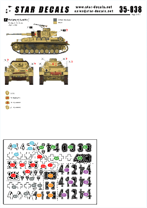 Star Decals 35-838 German Afrika Mix # 8 1/35 – Bild 2