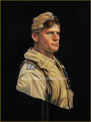 Young Miniatures YM1846 LUFTWAFFE PILOT North Africa WWII 1/10 – zdjęcie 9