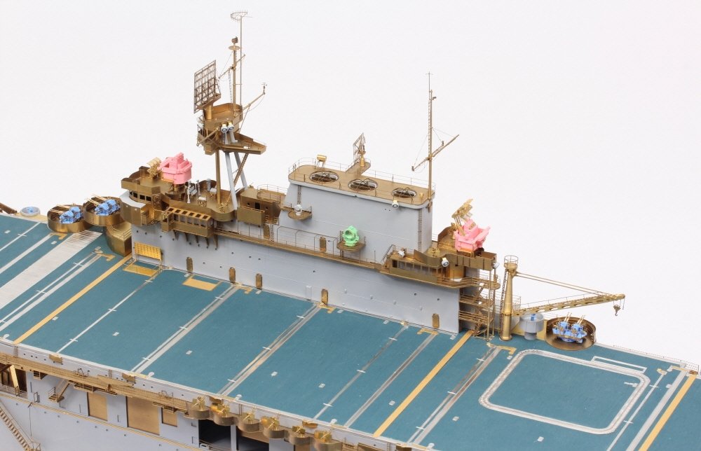 Pontos 27010fn 1/200 USS CV-6 Enterprise 1942 Detail Up Set (Teak Tone wooden deck) 1/200 – zdjęcie 22