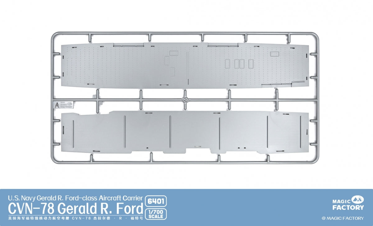 Magic Factory 6401 USS Gerald R. Ford (CVN-78) - US Navy Gerald R.Ford - class Aircraft Carrier 1/700 – zdjęcie 5