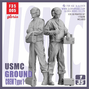 Gloria F35005 USMC LHA/LHD Ground Crew (Type 1) 1/35 – zdjęcie 2