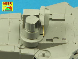 Aber 35 L-187 Armament for Russian Main Battle Tank T-14 ARMATA barrel for 125 mm 2A82-1M cannon &amp;amp; barrel for 12.7 mm Kord AA MG 1/35 – image 15