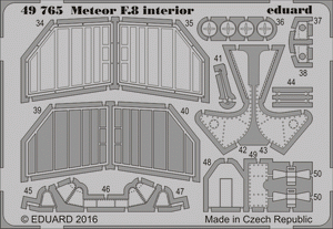 Eduard 49765 Meteor F.8 interior AIRFIX 1/48 – Bild 2